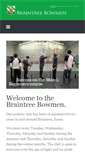 Mobile Screenshot of braintreebowmen.co.uk