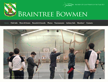 Tablet Screenshot of braintreebowmen.co.uk